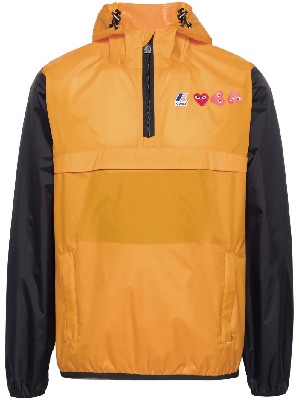 11 Comme Des Garçons Play x K-Way Veste légère avec patch cœur - Image 1