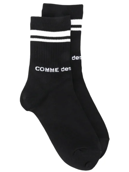 Comme Des Garçons chaussettes à logo imprimé