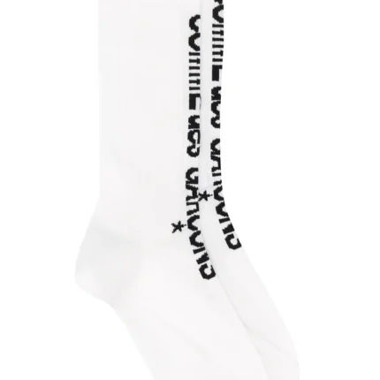 Comme Des Garçons chaussettes à logo imprimé