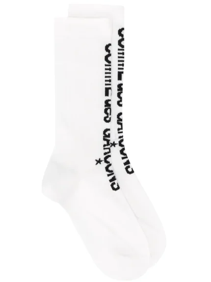 Comme Des Garçons chaussettes à logo imprimé