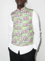 Comme Des Garçons x KAWS cartoon logo gilet Shirt - Image 2