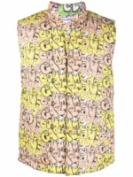 Comme Des Garçons Gilet imprimé logo x Kaws Shirt