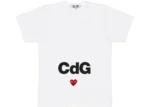 Comme Des Garcons CDG Play T-Shirt White