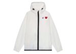 Veste zippée Comme des Garçons Play x K-Way Claude blanche