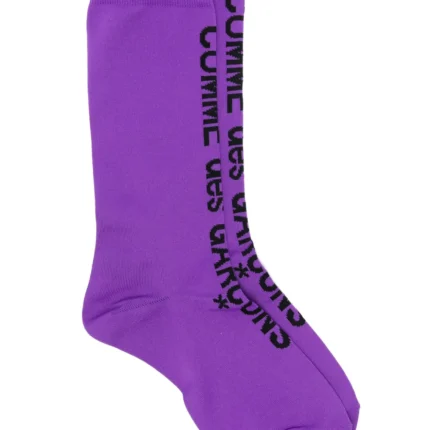 Comme Des Garçons chaussettes à logo intarsia