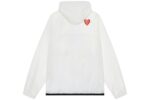 Veste zippée Comme des Garçons Play x K-Way Claude blanche