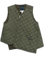 Comme Des Garçons gilet matelassé en losanges Shirt