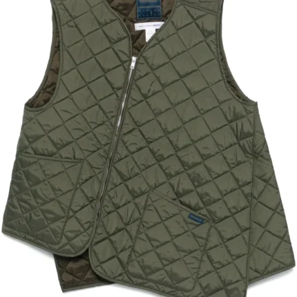 Comme Des Garçons gilet matelassé en losanges Shirt