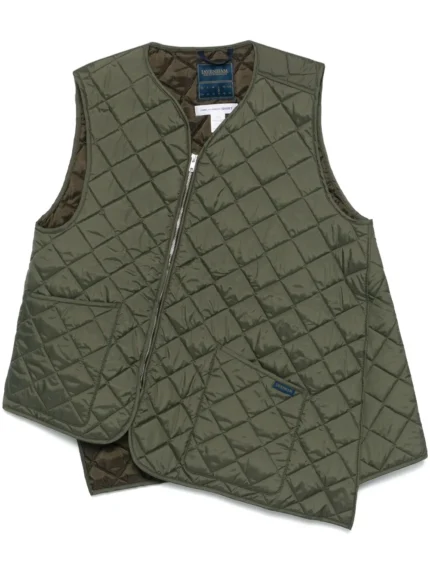 Comme Des Garçons gilet matelassé en losanges Shirt