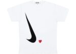 Comme Des Garcons X Nike T-Shirt White - Image 2