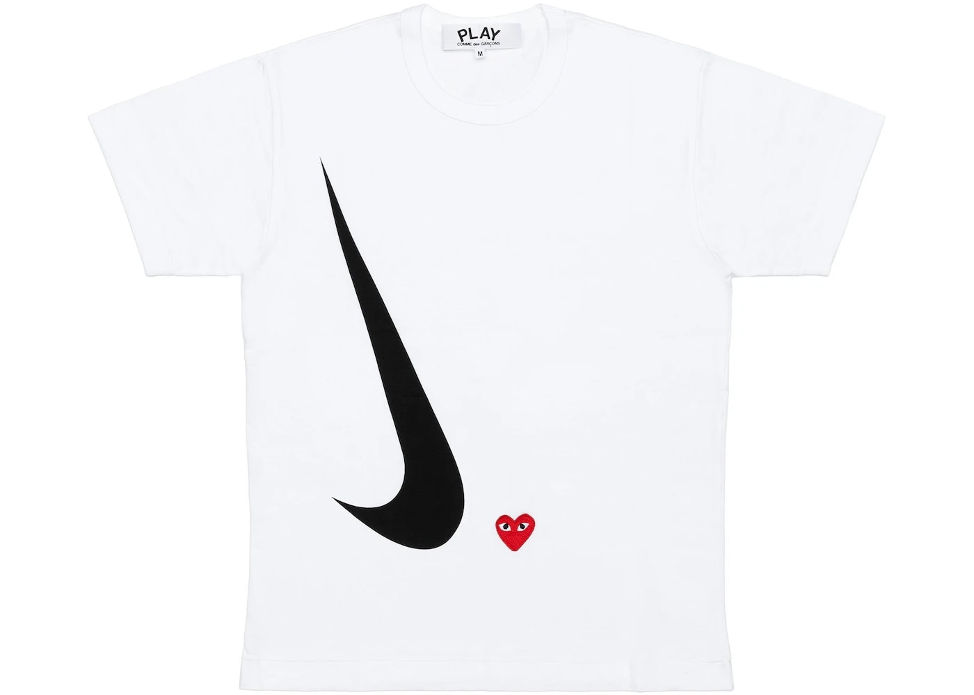 304 Comme Des Garcons X Nike T-Shirt White - Image 1