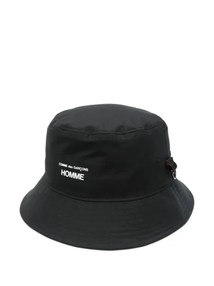 Comme des Garçons Homme chapeau seau à imprimé logo