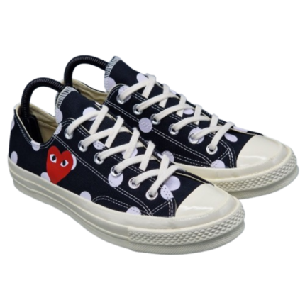 Comme des Garçons Play Chuck 70 Low Polka Dot (Noir)