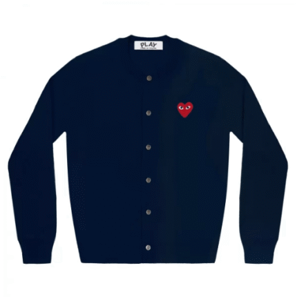 Cardigan Femme Play Red Emblem Marine