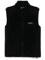 Comme des garcons Gilet noir effet brossé homme – homme