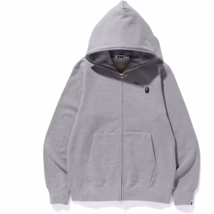 BAPE x Comme des Garcons Osaka Zip Hoodie Gris