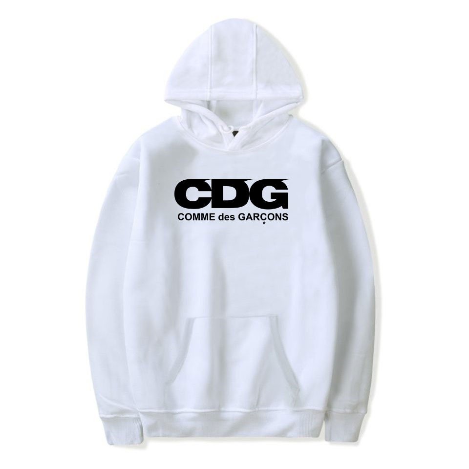 CDG Comme Des Garcons Hoodie White CDG Comme Des Garcons Hoodie White