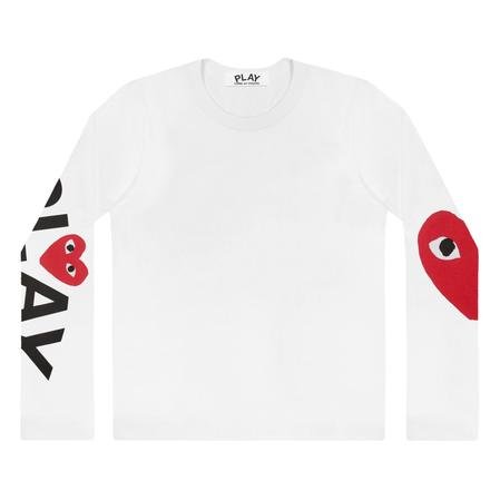 CDG Play Big Heart Manches Longues (Blanc) CDG Play Big Heart Manches Longues (Blanc)