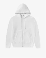 CDG Play Sweat à capuche noir à fermeture éclair avec cœur inversé et blanc