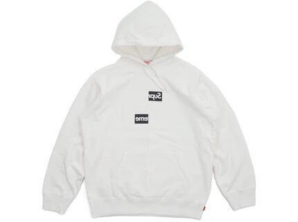 Sweat à capuche Supreme CDG avec logo Box Split
