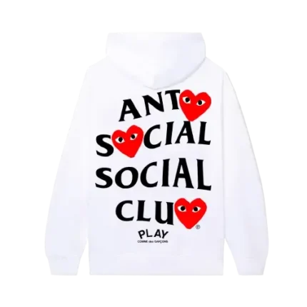 Sweat à capuche Anti Social Social Club x CDG