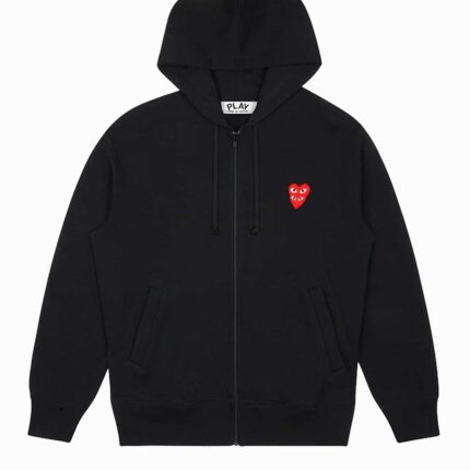 Sweat à capuche Double Noir Heart