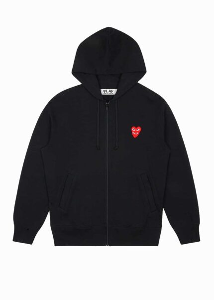 Sweat à capuche Double Noir Heart