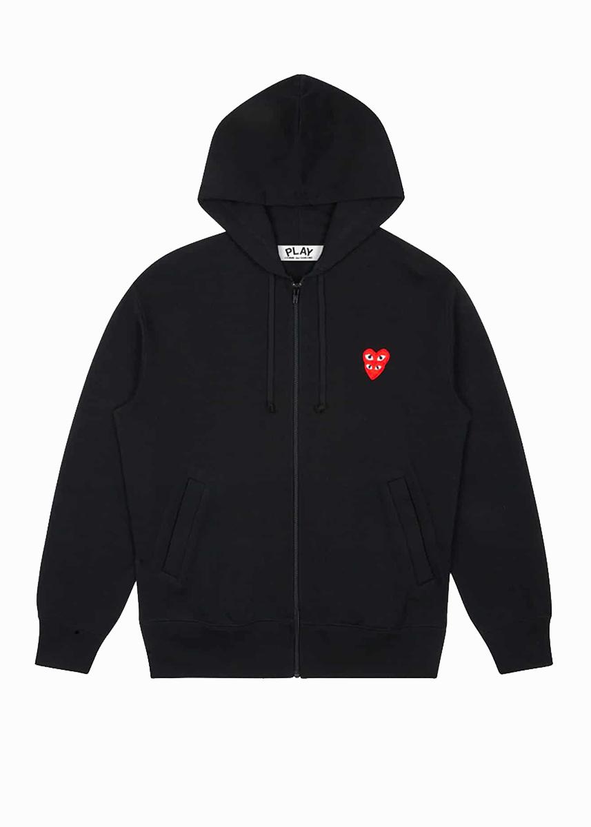 Sweat à capuche Double Noir Heart Sweat à capuche Double Noir Heart