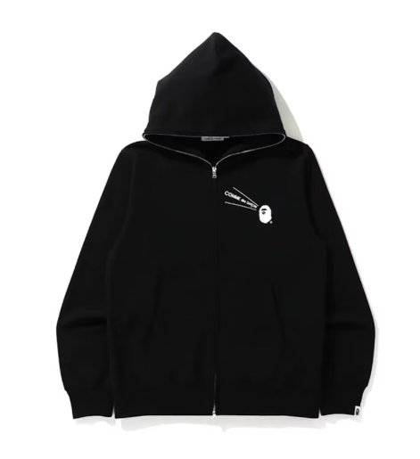 Sweat à capuche zippé BAPE CDG Osaka Noir Sweat à capuche zippé BAPE CDG Osaka Noir
