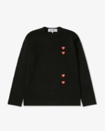 T-shirt à manches longues Play Multi Red Heart noir